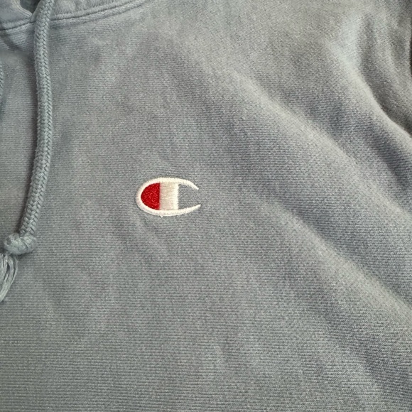 Champion Men's Steel Blue Hoodie - Picture 2 of 5